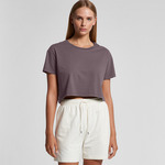 Womens Faded Crop Tee 