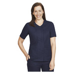 Womens Parks Zip Front Crossover Scrub Top