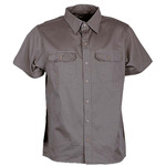 Unisex Adults Cotton Drill Work Shirt Short Sleeves