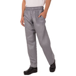 Small Check Baggy Chef Pants