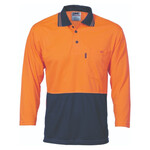 Hi Vis Two Tone 3/4 Sleeve Cool Breathe Polo