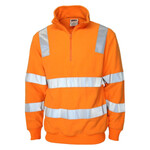 Hi-Vis VIC Rail Half Zip Polar Fleece
