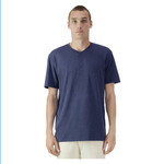 Mens CVC Henley Tee shirt