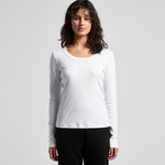 Womens Organic Rib Long Sleeve Tee
