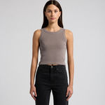 Womens Faded Organic Crop Tank