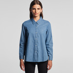 Women Blue Denim Shirt